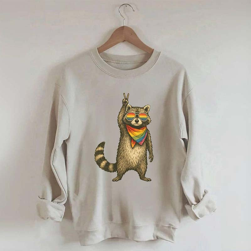 Raccoon Pride LGBT Sweatshirt