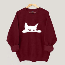 Cute Black Cat Owner Sweatshirt
