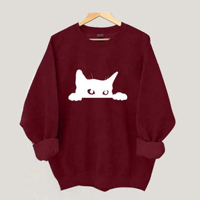 Cute Black Cat Owner Sweatshirt
