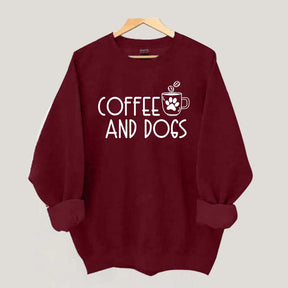 Coffee and Dogs Sweatshirt