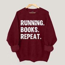 Running Books Repeat Sweatshirt