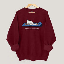 Silly Goose Yoga Savasana Mode Sweatshirt