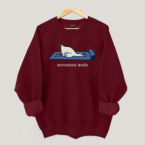 Silly Goose Yoga Savasana Mode Sweatshirt