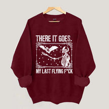 Skeleton Bat Spooky Halloween Sweatshirt