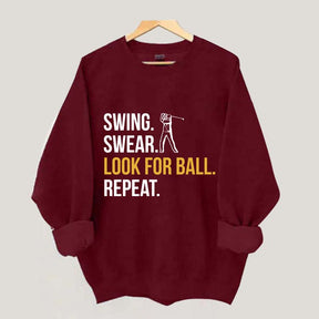 Swing Swear Look For Ball Repeat Sweatshirt