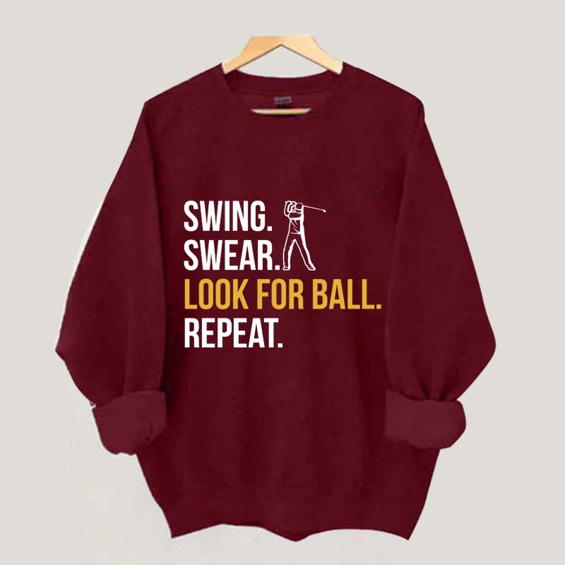 Swing Swear Look For Ball Repeat Sweatshirt