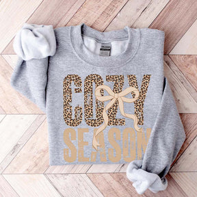 Leopard Fall Cozy Season Sweatshirt