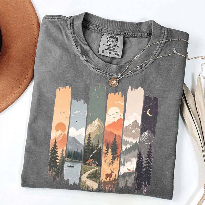 Vintage Mountain National Park T-Shirt