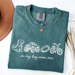 In My Boy Mom Era Football Monster Truck T-Shirt