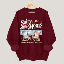 Salty Moms Beach Club Sweatshirt