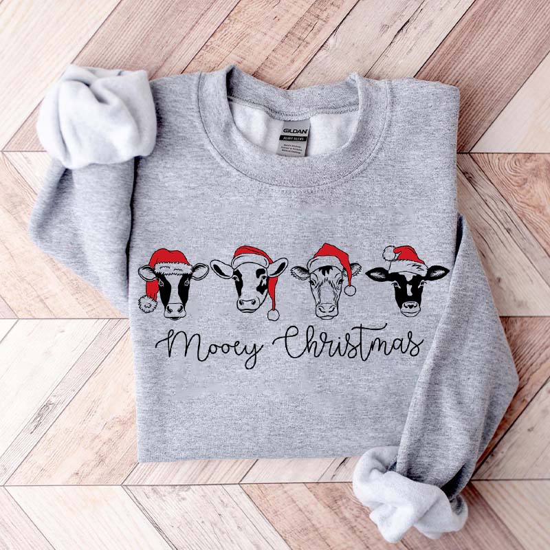 Cow Lover Farm Christmas Gifts Sweatshirt