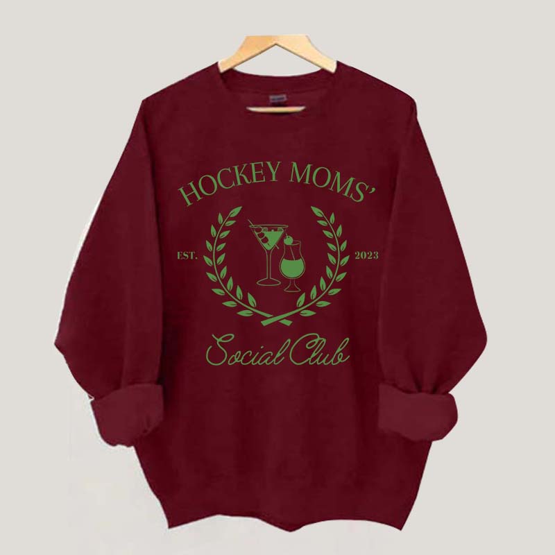 Personalized Hockey Moms Club Sweatshirt