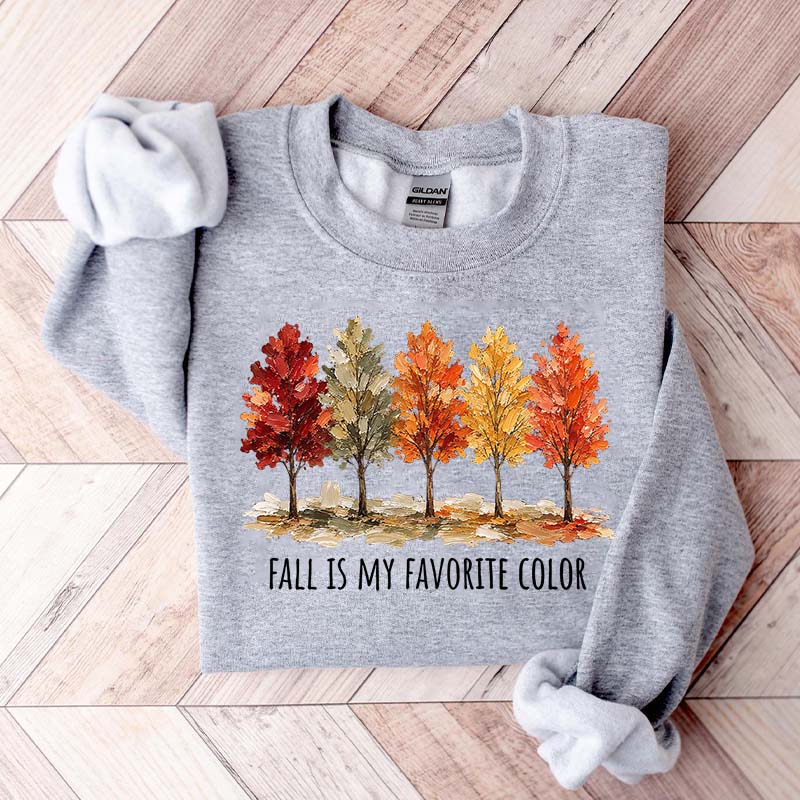 Fall Is My Favorite Color Tree Sweatshirt