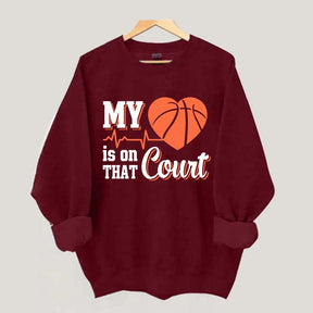 My Heart Is On That Count Sweatshirt