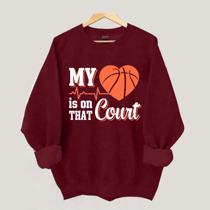 My Heart Is On That Count Sweatshirt