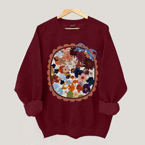 Boho Wildflowers Fantasy Sweatshirt