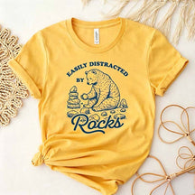 Easily Distracted By Rocks Geologist T-Shirt
