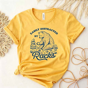 Easily Distracted By Rocks Geologist T-Shirt