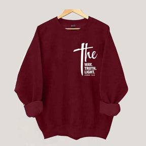 The Way The Truth The Light Sweatshirt