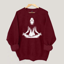 Yoga Pose Forest Sweatshirt