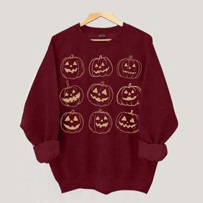 Trick or Treat Fall Pumpkin Sweatshirt