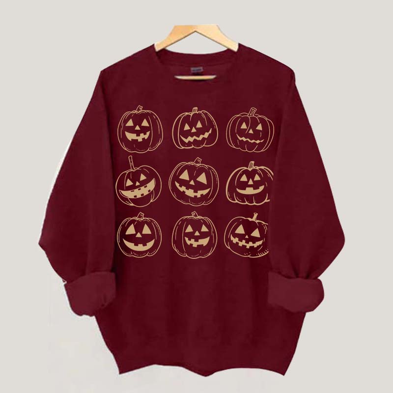 Trick or Treat Fall Pumpkin Sweatshirt