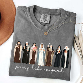Custom Comfort Colors Catholic Saint T-Shirt