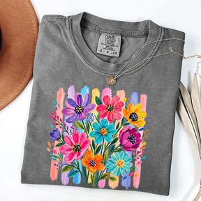 Comfort Colors Daisy Brushstroke Floral T-Shirt