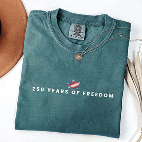 250 Years Of Freedom USA Anniversary T-Shirt