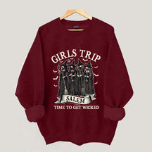 Retro Girls Trip Salem Sweatshirt