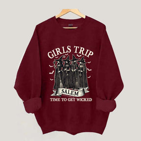 Retro Girls Trip Salem Sweatshirt
