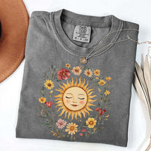 Retro Sunflower Summer Vibes T-Shirt