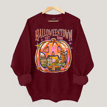 Comfort Colors Halloween Town Pumpkin Sweatshirt