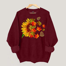 Autumn Sunflower Sweatshirt