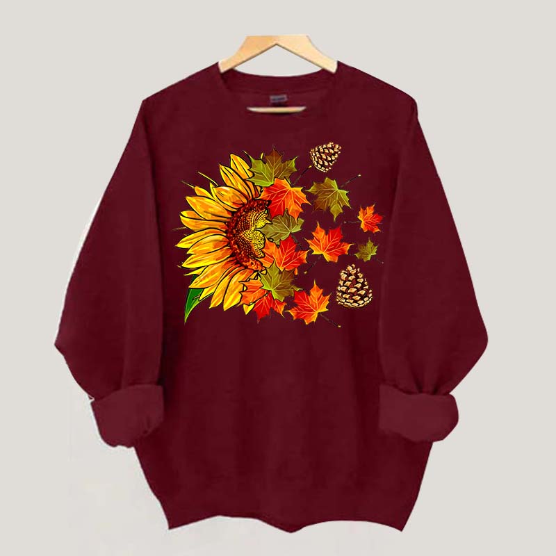Autumn Sunflower Sweatshirt