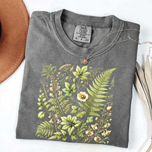 Botanical Fern & Wildflowe T-Shirt