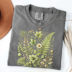 Botanical Fern & Wildflowe T-Shirt
