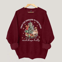 From The Windows to the Walls Funny Christmas Sweatshirt