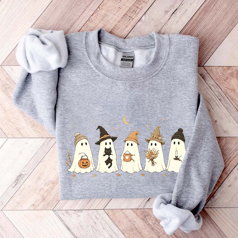 Cozy Fall Ghost Sweatshirt