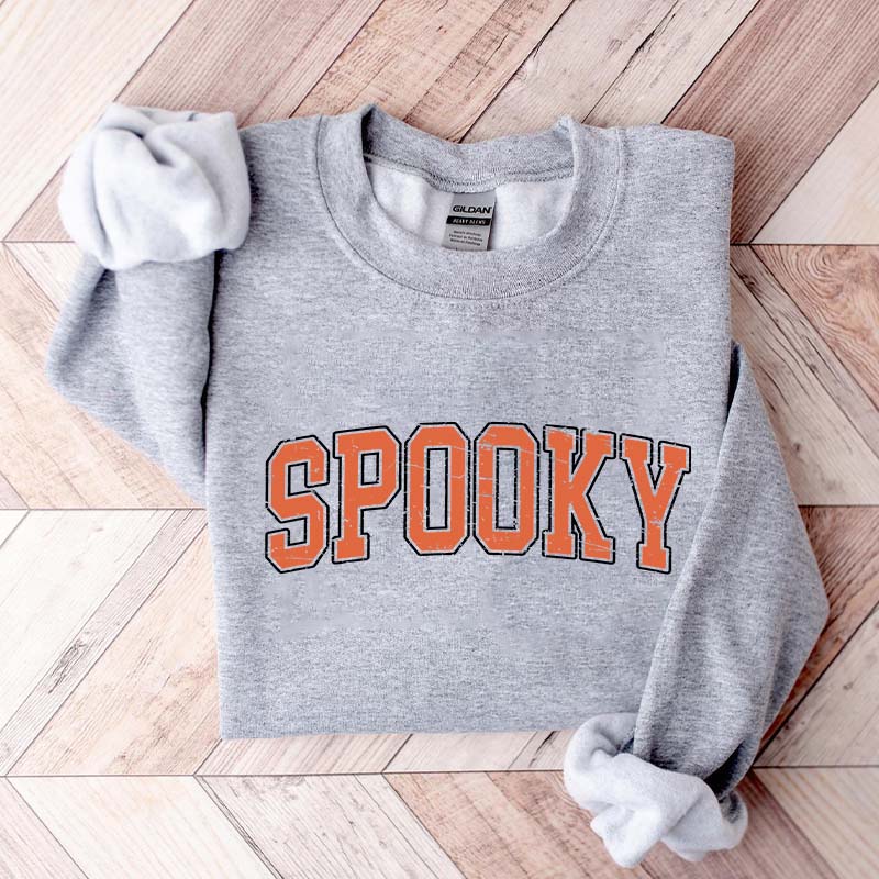 Retro Orange Stay Spooky Sweatshirt