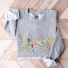 Vintage Pastel Floral Cute Sweatshirt