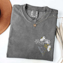 Minimal Daisy Flower T-Shirt