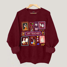 Funny Art Teacher Sweatshirt