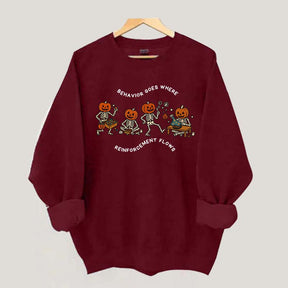 Behavior Reinforcement Skull Sweatshirt
