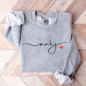 Mahj Heart Cute Sweatshirt