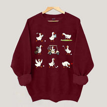 Funny Golf Goose Sweatshirt