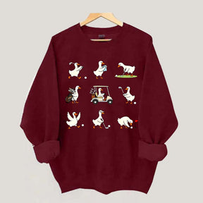 Funny Golf Goose Sweatshirt