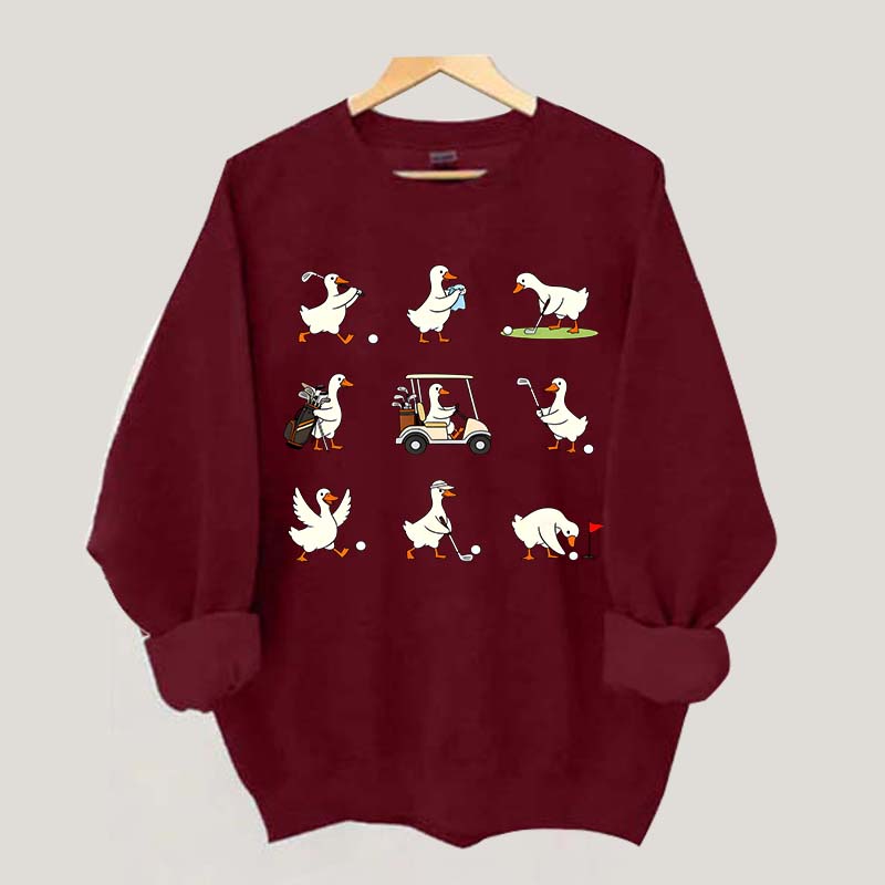 Funny Golf Goose Sweatshirt