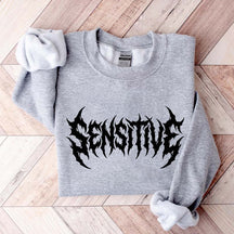 Sensitive Feminist Workout Retro Sweatshirt