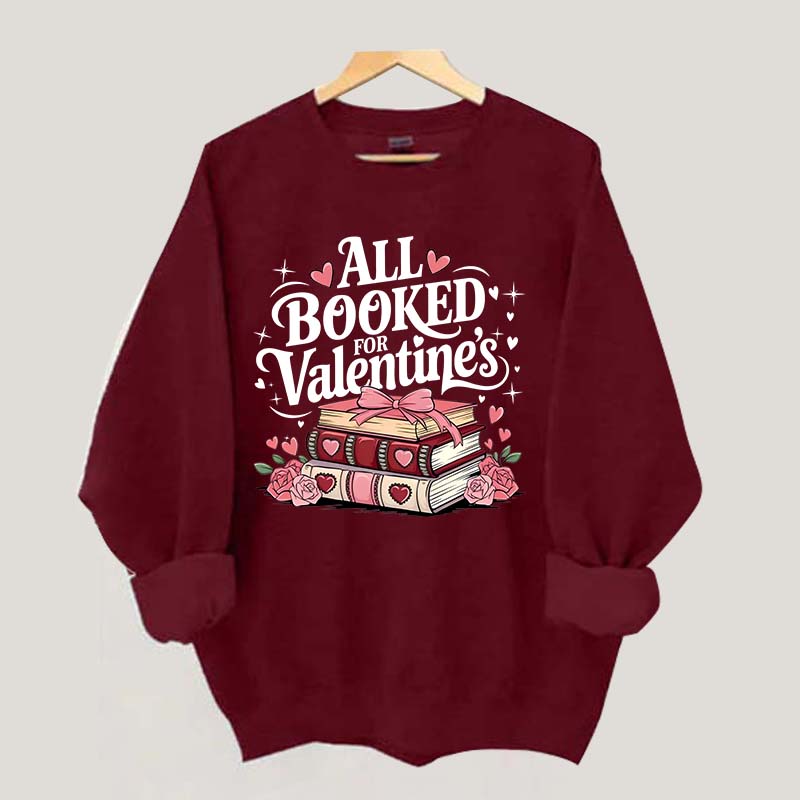 Book Lover Valentine Sweatshirt
